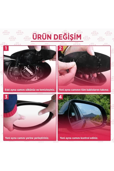 GSK TİCARET Mini Cooper F55 F56 F57 Cam Isıtmalı Sağ 2014-,51167366040