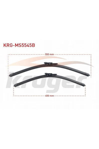 KRUGER Bmw 1 Serısı (f20-f21) Araç Bazlı Silecek Seti 550-450mm 61612219147
