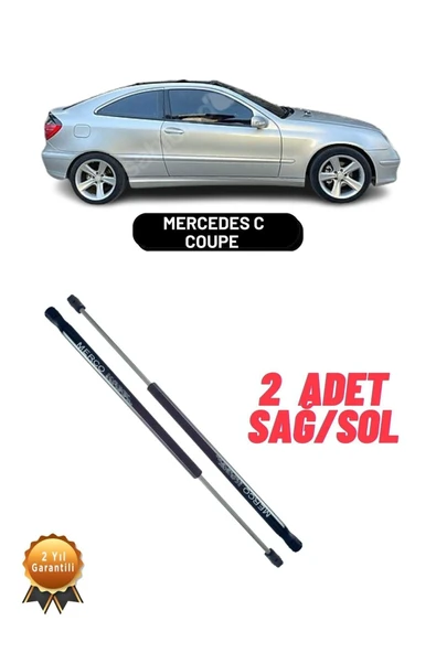 Merco Mercedes C Serisi Coupe (01-08) Bagaj Amortisörü Takım 2039800164