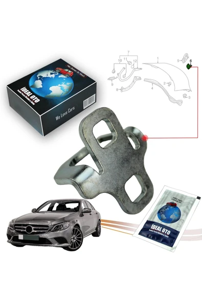 İDEAL OTOMOTİV Mercedes C W205 2014-2024 İçin Bagaj Kilit Karşılığı A2047580003