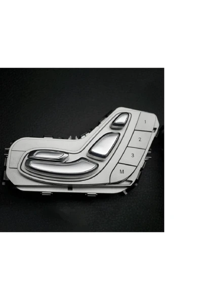 UYANIK Mercedes W213 W238 Koltuk Ayar Düğmesi Ön Sağ Beyaz Işıklı 2139050004 Uyumlu