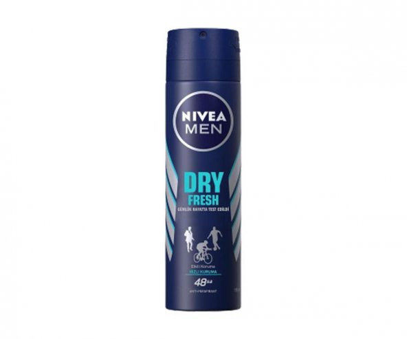 Nivea Dry Fresh Erkek Sprey Deodorant 150Ml