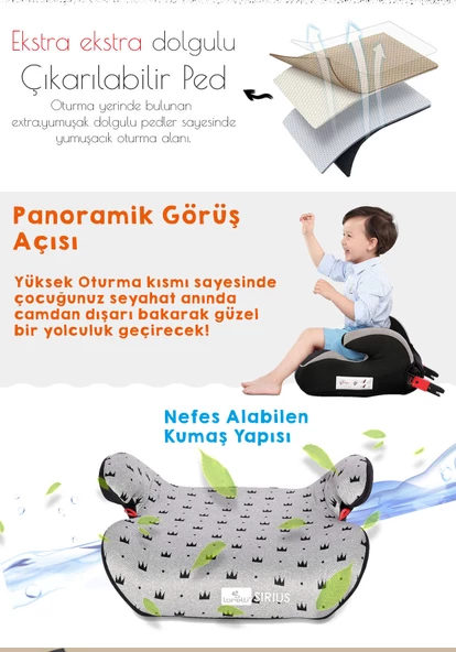 Lorelli Sirius Fix İsofix Çocuk Yükseltici - 5