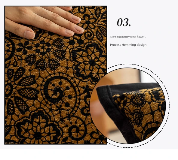 Kahverengi Gingham Büzgülü Kare Yastık Kılıfı 45x45cm - Sadece Yastık Kılıfı - 12