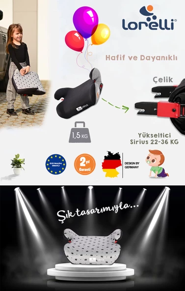 Lorelli Sirius Fix İsofix Çocuk Yükseltici - 4