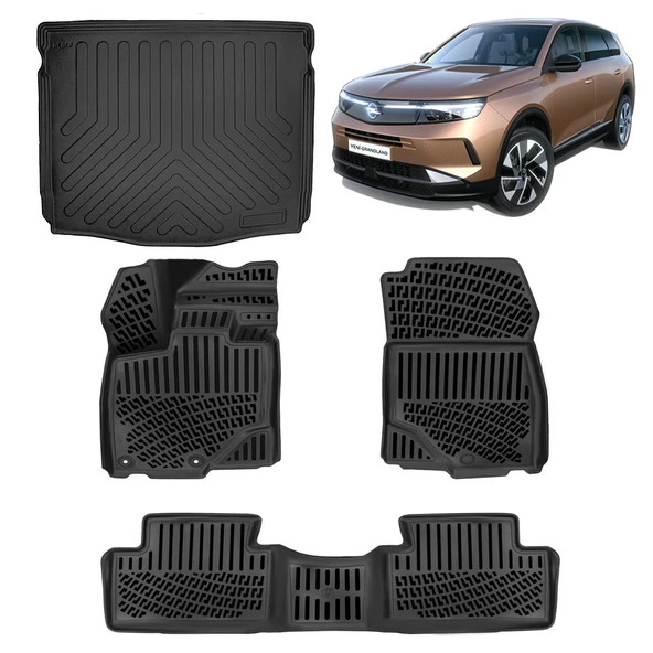 Rizline Opel Grandland EV  2025 veSonrası 3D Havuzlu Papsas ve Üst Bagaj Havuzu ürün görseli