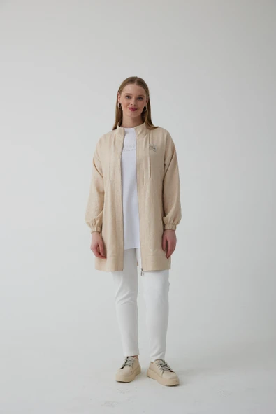 KENDİNDEN DESENLİ KETEN KAP - 3