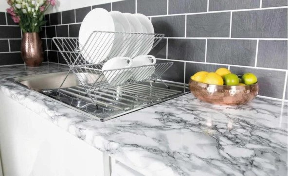 D-c-fix 446-0047 Kendinden Yapışkanlı Mermer Desen Folyo (45cm x 2mt) - Resim 6