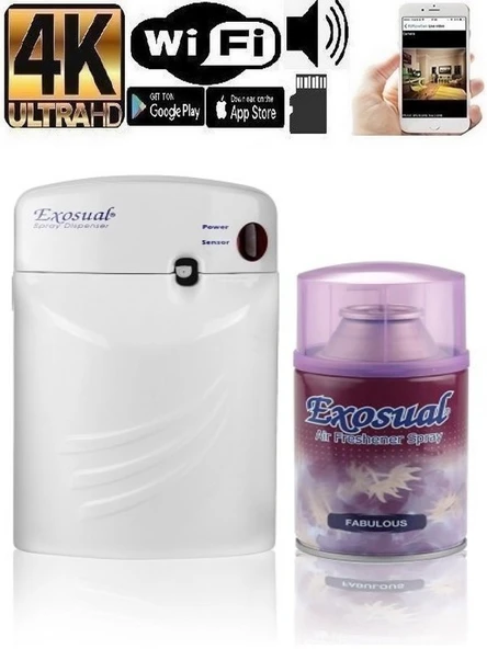 kamera online 4k Hd Wifi Oda Spreyi Gizli Video Kamera Hareket Algılama Canlı Izleme Ve Kayıt