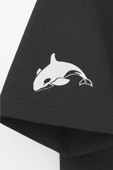 Erkek Bisiklet Yaka Basic Düz Kısa Kollu Gri T-shirt - 12