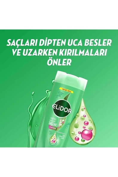 Elidor Şampuan Argan yağı&Biotin 400 ml