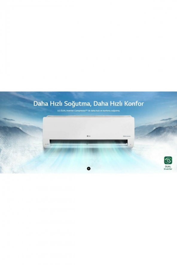 LG Dual Cool S12ETK S3-W12JA2AA A++ 12000 BTU Duvar Tipi Inverter Klima - 6