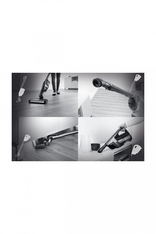 Miele Triflex Hx1 Cat&dog - Smml0 Kablosuz Elektrikli Süpürge (Siyah) - 5