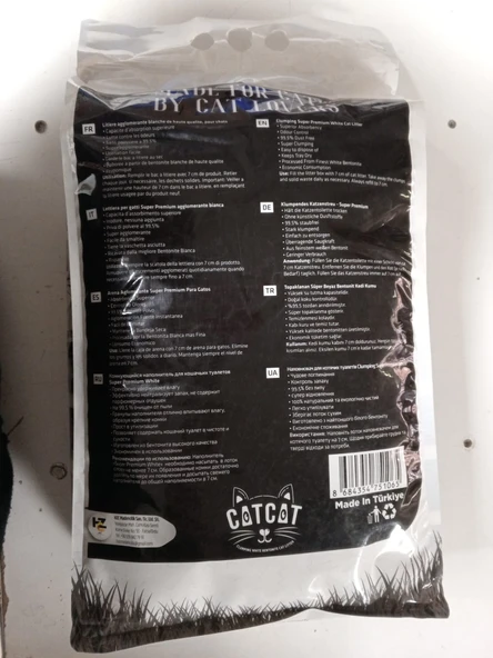 CatCat Aktif Karbonlu Kedi kumu 10 L, Orijinal Paket - 2