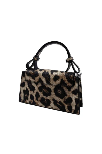 Suni Deri Çıtçıtlı Ayarlanabilir Askılı Kadın El, Kol Ve Omuz Çantası 10*19 Cm B100001 - 6