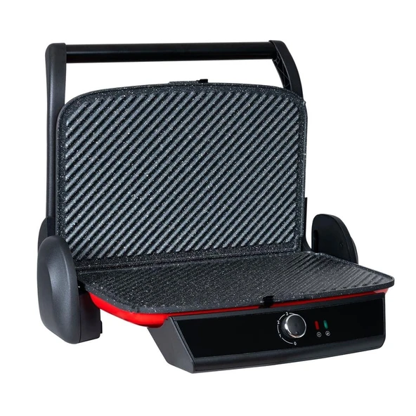 Vestel RETRO T7000 Kırmızı Tost Makinesi - 3