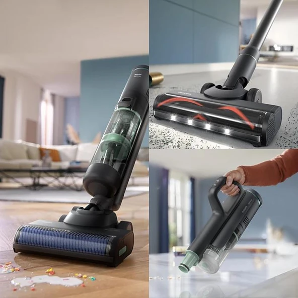 Philips 7000 Serisi AquaTrio XW7263/11 Islak Kuru Şarjlı Dikey Süpürge - 2