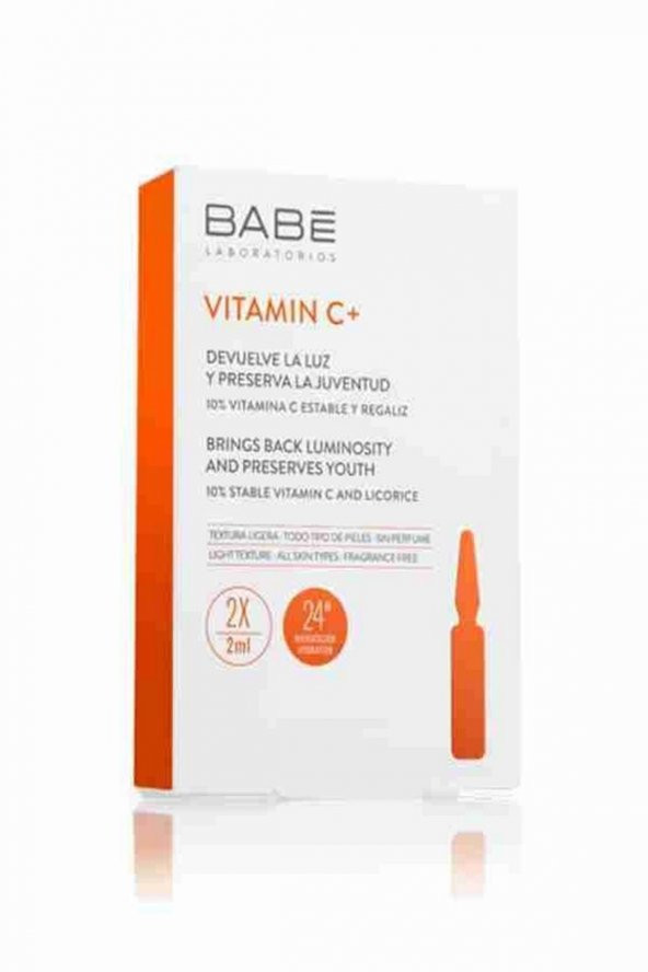BABE Vitamin C+ Ampul: Aydınlatıcı Etkili Konsantre Bakım 2x2ml