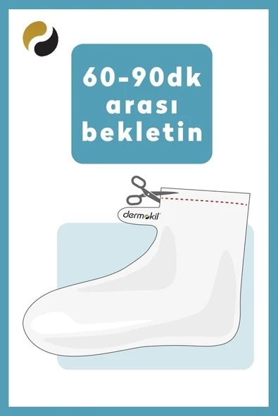 DERMOKİL PEELİNG ETKİLİ SOYULABİLİR AYAK MASKESİ 30 ML - Resim 5