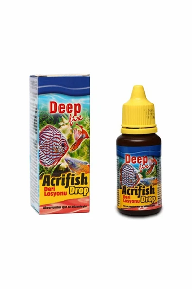 Deep Acrifish Drop Balık Mantar ve Parazit Giderici 30 ml