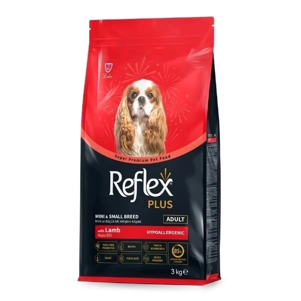 Reflex Plus Kuzu Etli Mini ve Küçük Irk Yetişkin Köpek Maması 3 Kg - 2