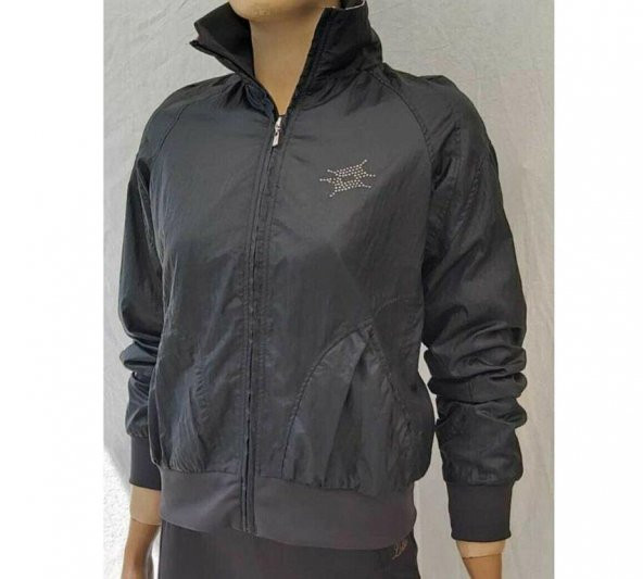 Lotto Jacket Sophie Womens Siyah İnce Mont M5484
