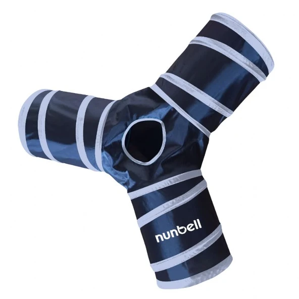 Nunbell Kedi Tüneli Üç Yollu 25 x 30 Mavi