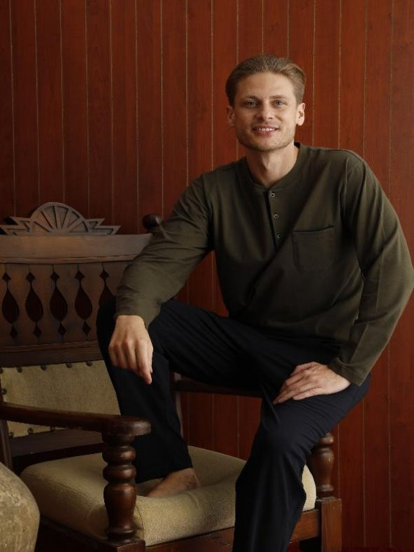 KLY- ERKEK BÜYÜK BEDEN PİJAMA TAKIMI (BATTAL) PAMUK - 3