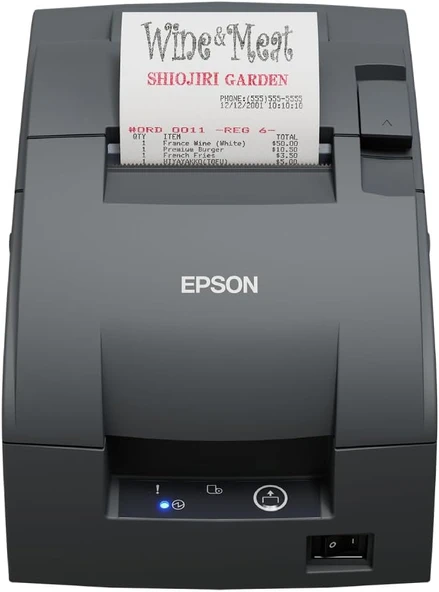 Epson TM-U220IIB, USB, Otomatik Kesici, Siyah, W128902351 (Siyah)