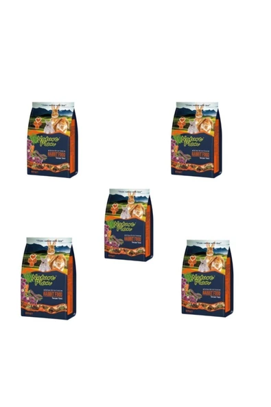 Nature Plan Tavşan Yemi 800 gr x 5 Adet