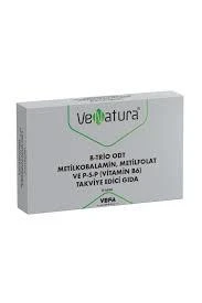 Venatura B-Trio ODT Metilkobalamin Metil Folat ve Vitamin B6 30 Tablet