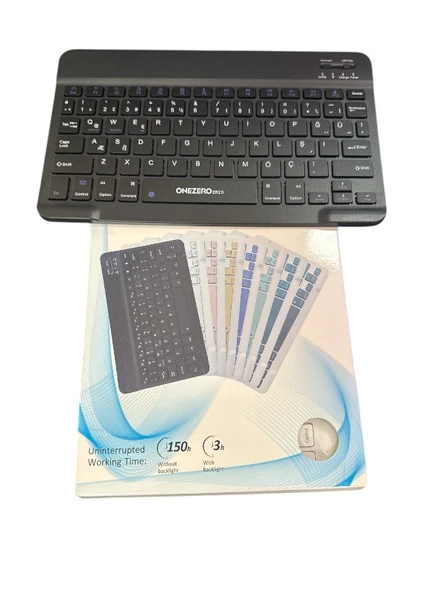 ZR455 Kablosuz Ultra Slim Şarjlı Mini Bluetooth Klavye - 5