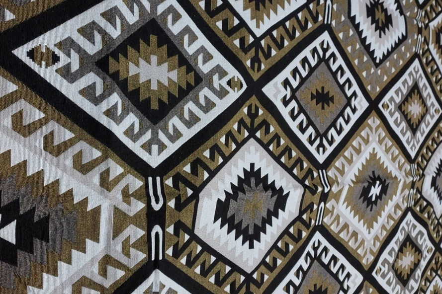 Etnik Bohem Tribal Halı Örtüsü, 6m2 Kalın, Çok Amaçlı - 6