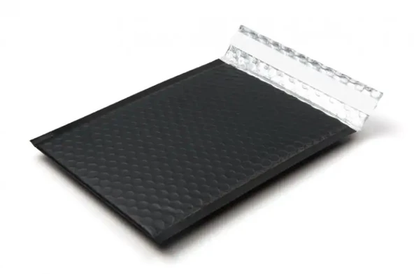 Patpatlı Balonlu Kargo Poşeti, Bantlı Siyah E Ticaret Poşeti 5 Adet 25X35+5 - Resim 7