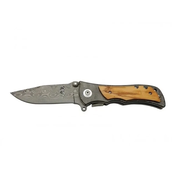 2-32 Damascus Çakı 20 Cm Manuel, Kemerlikli