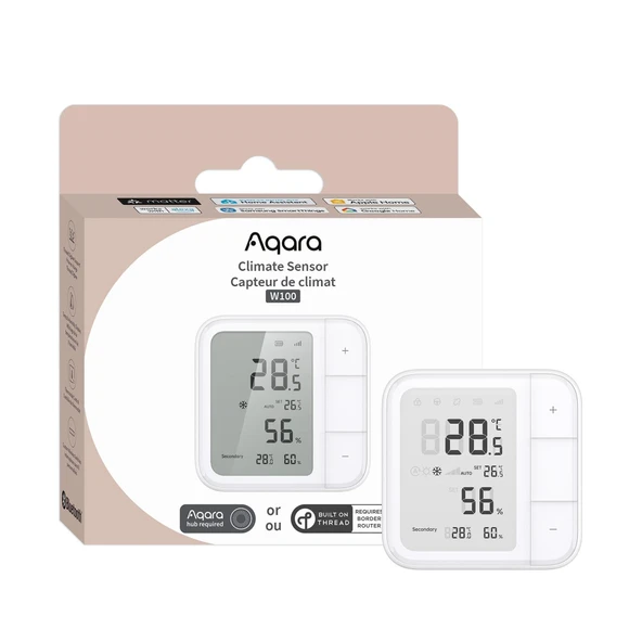 Aqara Akıllı Klima Sensörü TH-S04D (Apple Home Destekli)