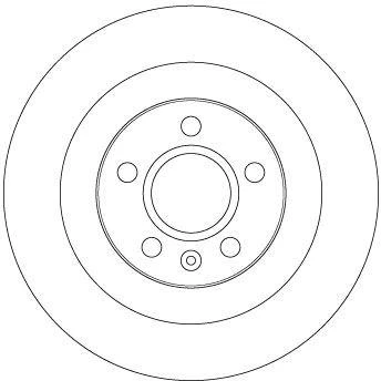 ARKA FREN DİSKİ VOLVO XC40 536 2017 2021 CAP 302X 5 BIJON 16 İNÇ ürün görseli 1
