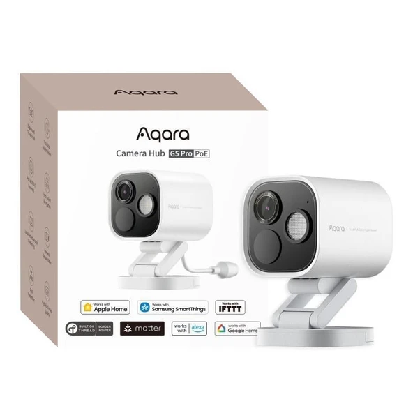 Aqara Akıllı Kamera Hub G5 Pro Poe CH-C03D (Apple Home Destekli)