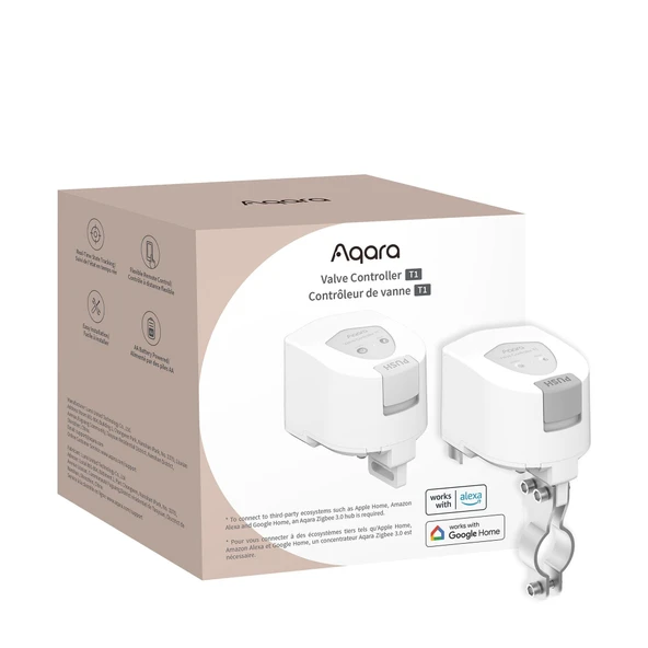 Aqara Su Valf Kontrol T1 VC-X01D-Apple Home Destekli