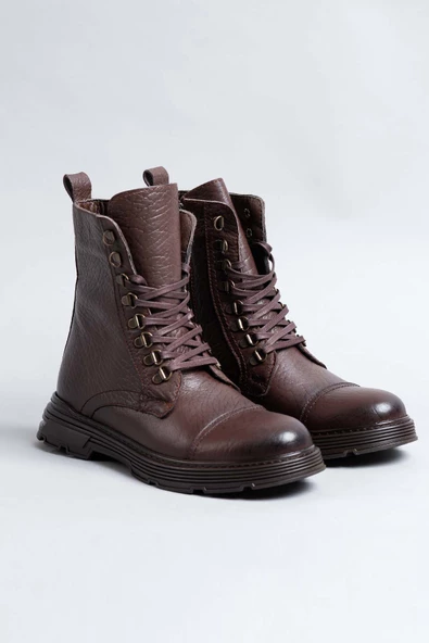 BAĞCIKLI DERİ ERKEK BOT - 9