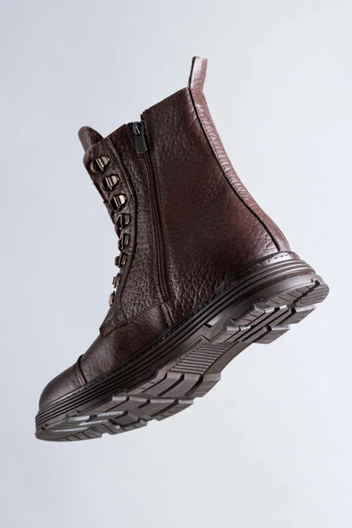 BAĞCIKLI DERİ ERKEK BOT - 8