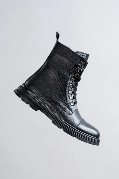 BAĞCIKLI DERİ ERKEK BOT - 4