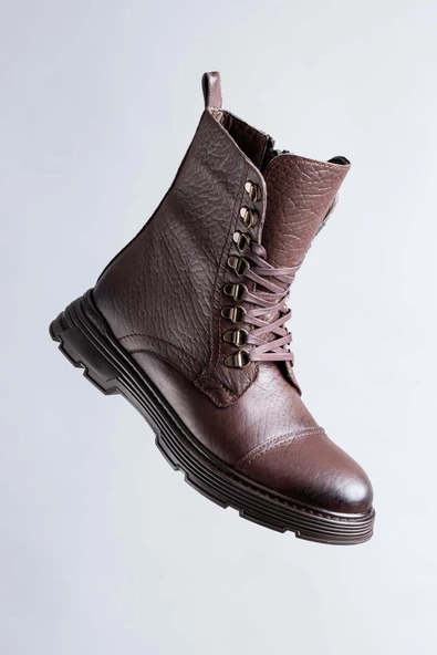 BAĞCIKLI DERİ ERKEK BOT - 7