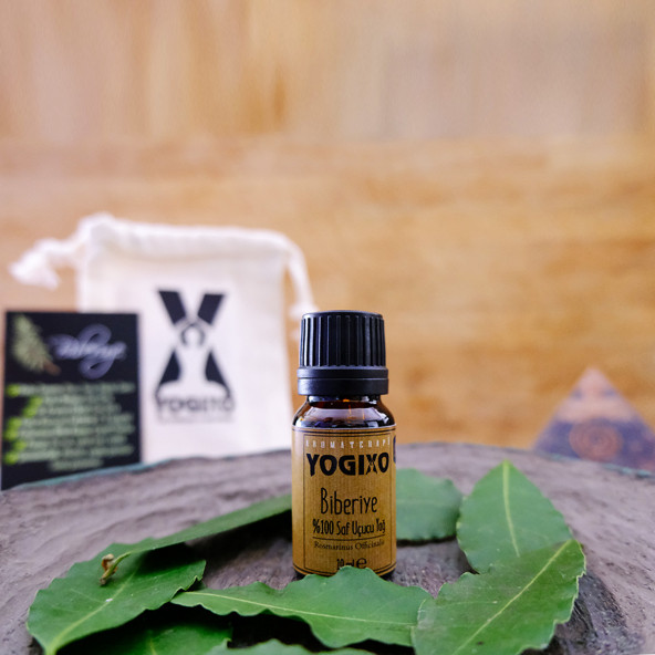 %100 Doğal Biberiye Uçucu Yağı 10 ml Sertifika Kartlı Keseli Saf Organik Uçucu Yağ Aromaterapik - 3