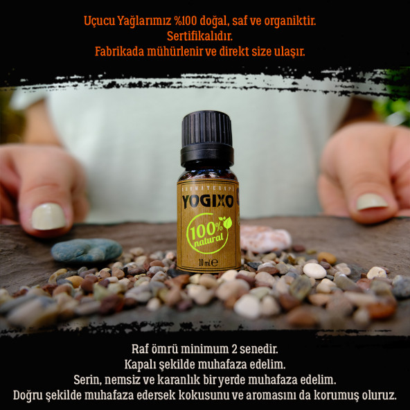 %100 Doğal Biberiye Uçucu Yağı 10 ml Sertifika Kartlı Keseli Saf Organik Uçucu Yağ Aromaterapik - 5