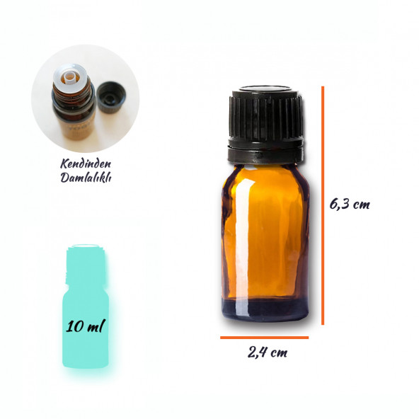%100 Doğal Biberiye Uçucu Yağı 10 ml Sertifika Kartlı Keseli Saf Organik Uçucu Yağ Aromaterapik - 6