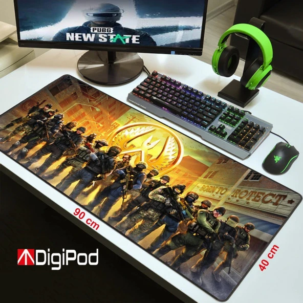 Gaming Mousepad Oyuncu Mouse Pad 90X40 Xxl Büyük Oyuncu Mousepad 4MM - 4