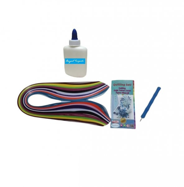 Hayal Sepeti Mini 10mm Quilling Seti (Metal UÇLU Kıvırma Aparatı ile Birlikte)