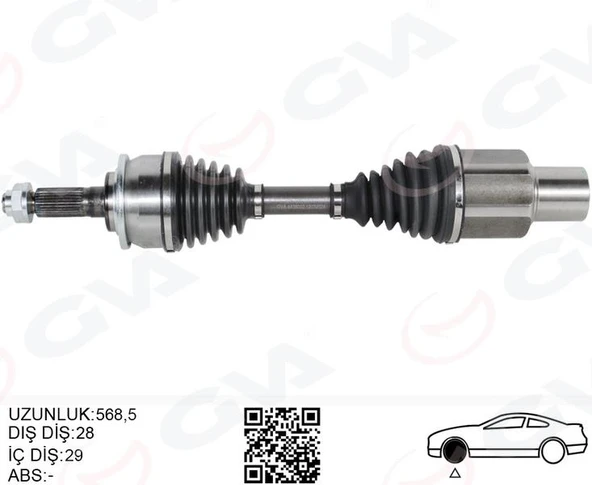 ÖN AKS KOMPLE SAĞ FORD RANGER TKE 11 2.2 TDCI 4 4