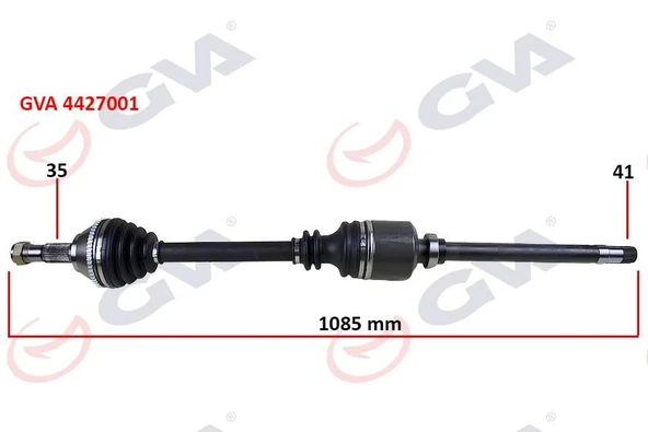KOMPLE AKS SAĞ DUCATO-BOXER-JUMPER 2.5 D 94-02 18Q 1085mm